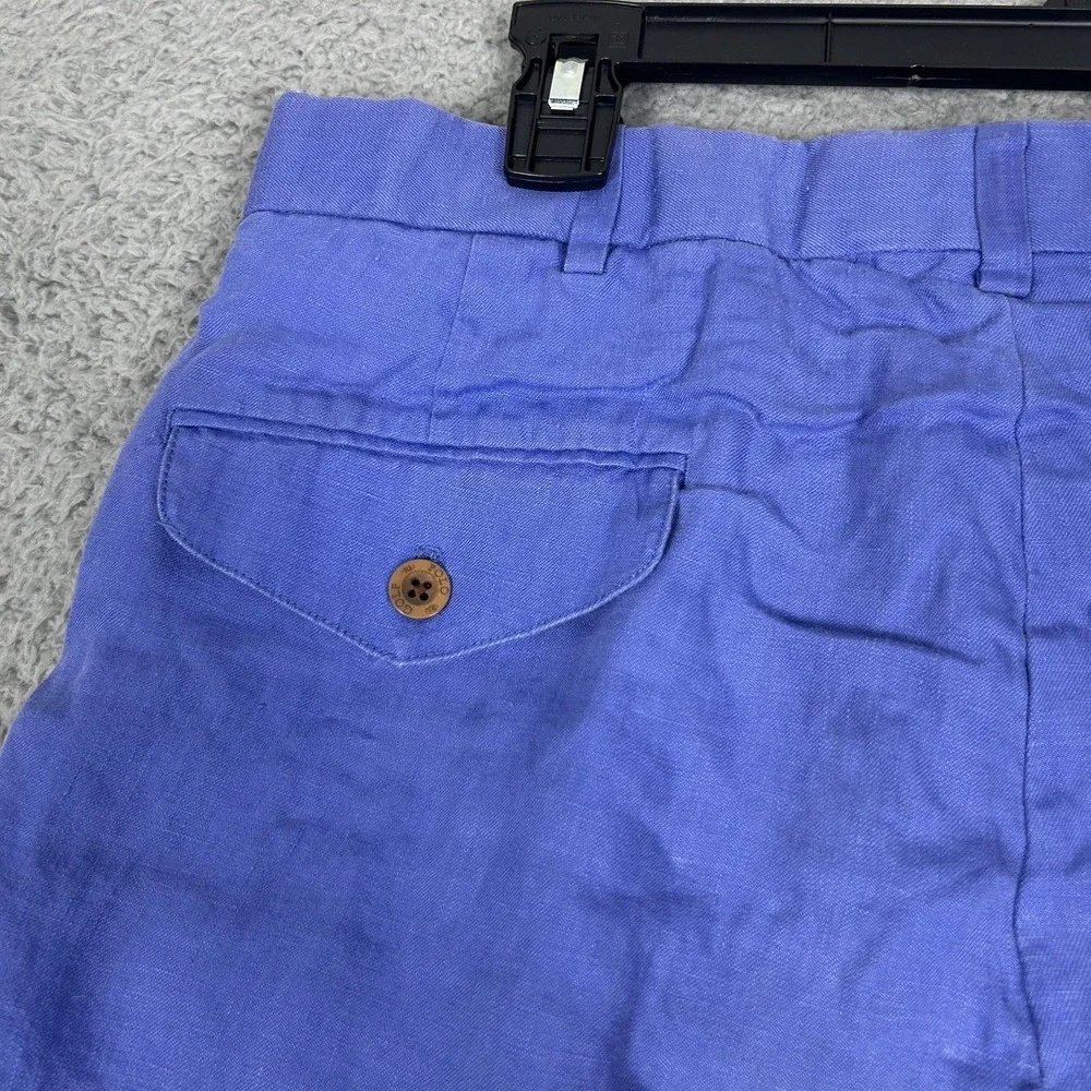 Polo Golf Ralph Lauren Shorts Mens 34 Linen Pleated Lightweight Summer Casual‎